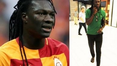 Galatasaray’ın eski forveti Bafetimbi Gomis’den takdirlik hareket!